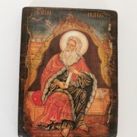 Икона на Свети Илия, снимка 3 - Икони - 37244351
