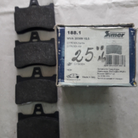 Задни дискови спирачни накладки SIMER  188.1 за AUDI A4,VOLKSWAGEN  PASSAT, снимка 1 - Части - 36399582