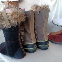 КАТО НОВИ водоустойчиви апрески SOREL® Snow Boots North Star, 39 -40 боти,100% ЕСТЕСТВЕНА КОЖА,ботуш, снимка 7 - Дамски апрески - 44242535