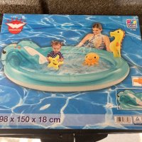 Детски басейн с пързалка Happy People Pool Ocean, снимка 3 - Надуваеми играчки - 40526032