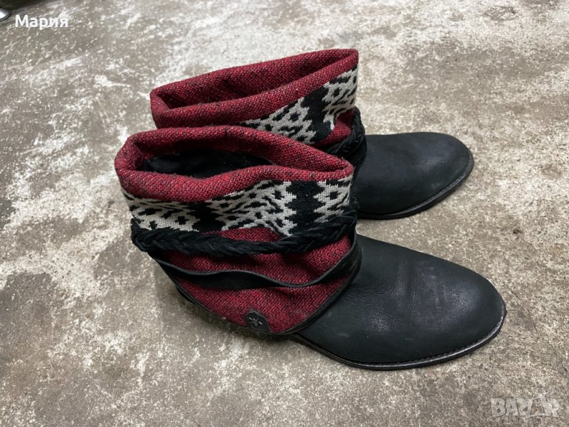 Боти ZARA естествена кожа, снимка 1