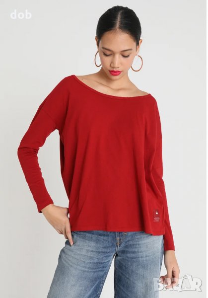 Нова дамска тениска с дълъг ръкав G-Star LAJLA ROUND оригинал, снимка 1