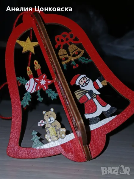 Дървена коледна играчка , снимка 1