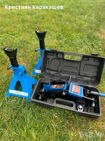 Крик крокодил 2 тона 135 - 320 мм + подарък 2бр. стойки за автомобил 3Т, снимка 1