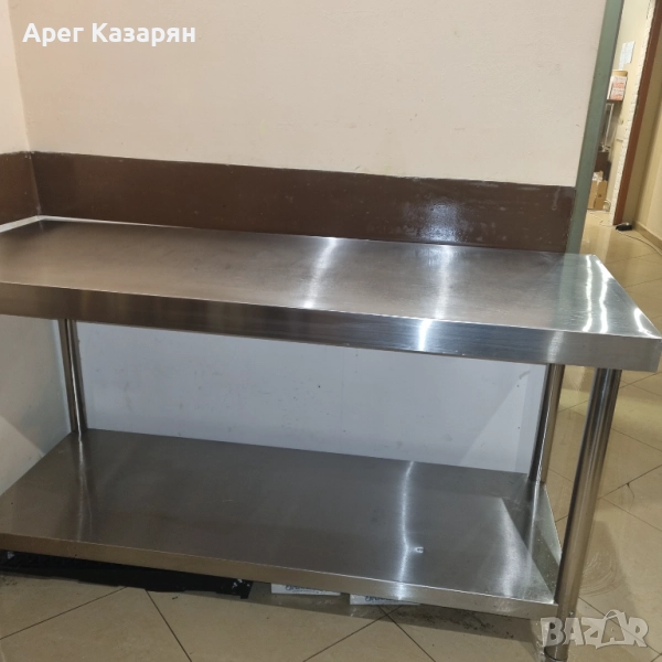 Професионална маса от неръждаема стомана, снимка 1