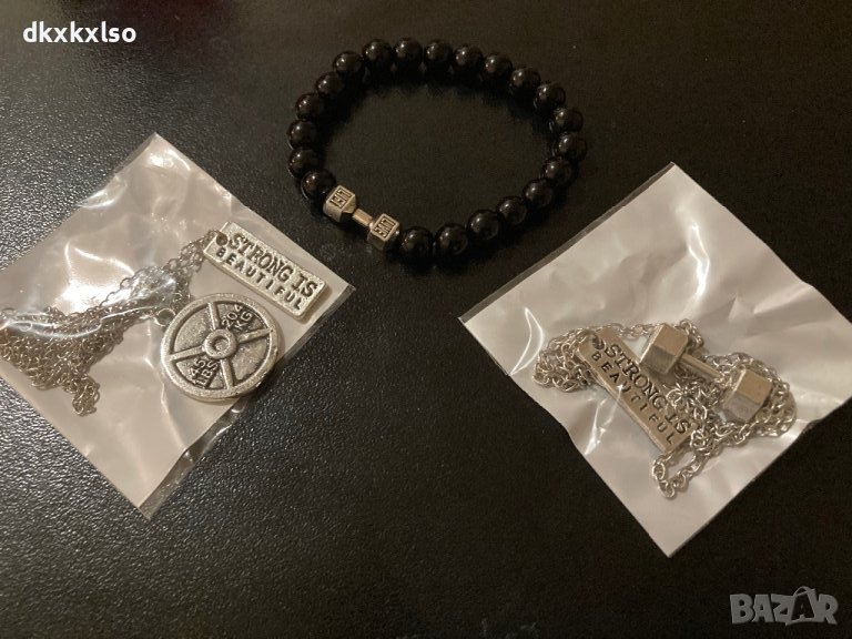 Фитнес гривни и гердани тип Гира,тежест,дъмбел, снимка 1