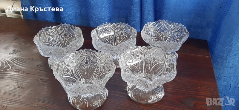 Стъклени купички, чинийки и чаши - най-различни, снимка 1