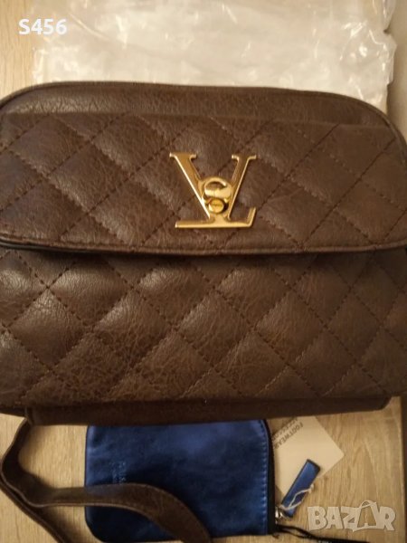 Дамска чанта L*V*+ Подарък Bershka портмоне , снимка 1