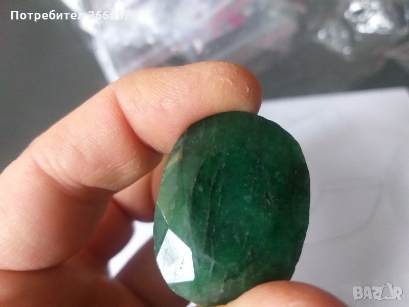 Натурален изомруд 100 карата , рубин смарагд сапфир диамант , снимка 1