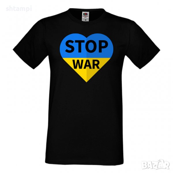 Мъжка тениска STOP WAR 007 спасете Украйна, спрете войната,, снимка 1