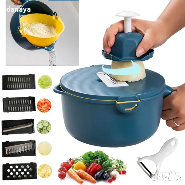 5260 Кухненско ренде с купа и гевгир за отцеждане, снимка 1