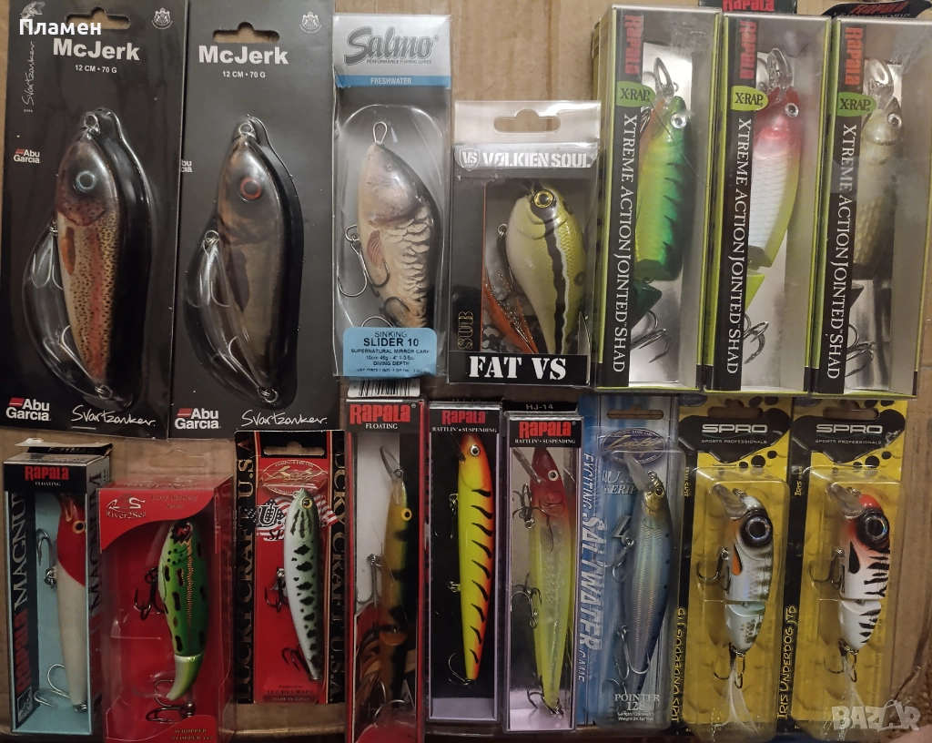 Rapala,Lucky Craft,Storm, Salmo, Yo-Zuri, Daiwa, ILLEX, Sakura, Smith,Sakura щука,сом, бяла, костур, снимка 1