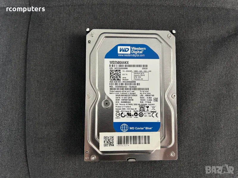 Хард диск WD 250GB SATA за компютър, снимка 1