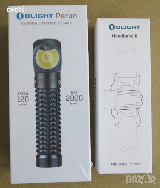 Фенер/челник Olight Perun 2000lm. - черен, снимка 1