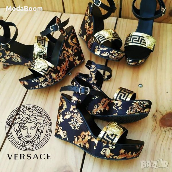 Дамски обувки на платформа Versace, снимка 1