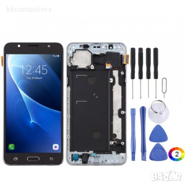 LCD Дисплей и Тъч Скрийн с Рамка за Samsung Galaxy J7 (2016) / J710F, снимка 1