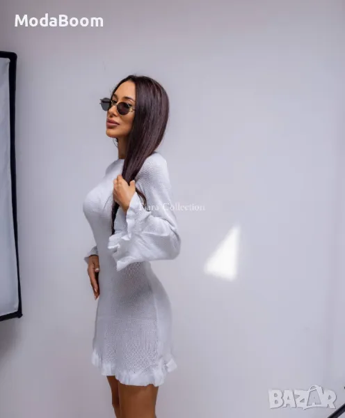 Стилна бяла дамска рокля , снимка 1