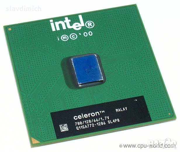 Продавам процесор CPU Intel Celeron SL4P8 700mhz / 128kb / 66 /  Socket 370 за колекционери, снимка 1