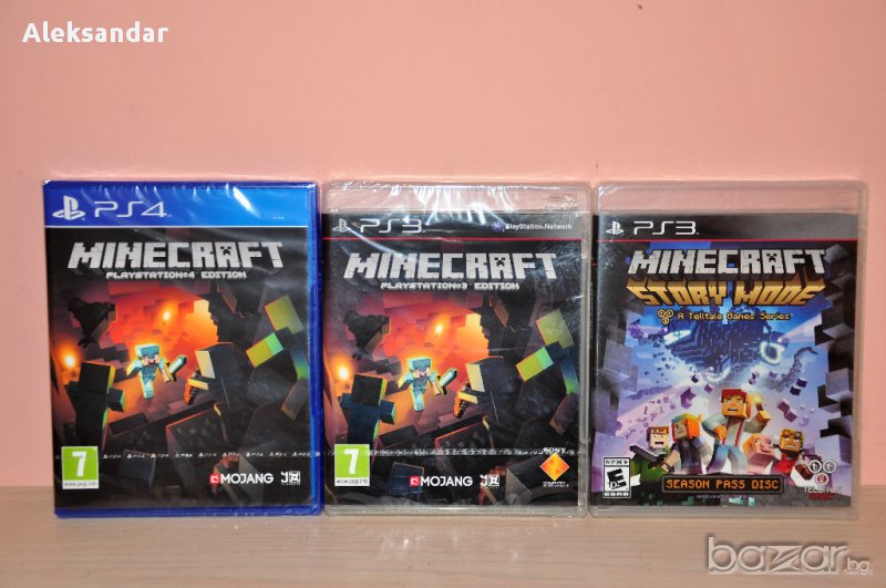 Нови ps4,ps3, Minecraft,Story mode,пс3,пс4,майнкрафт в PlayStation ...