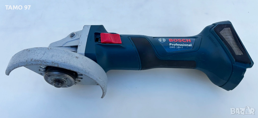 BOSCH GWS 18V-7 - Безчетков ъглошлайф 18V, снимка 1