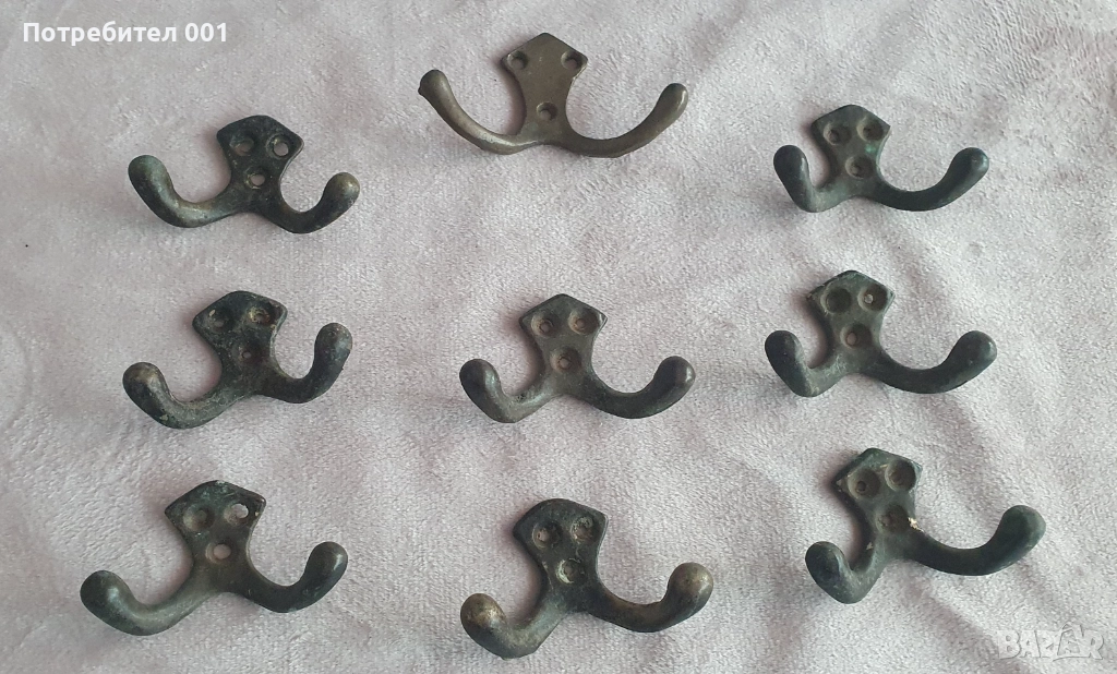 9 бр. Закачалки от бронз, снимка 1