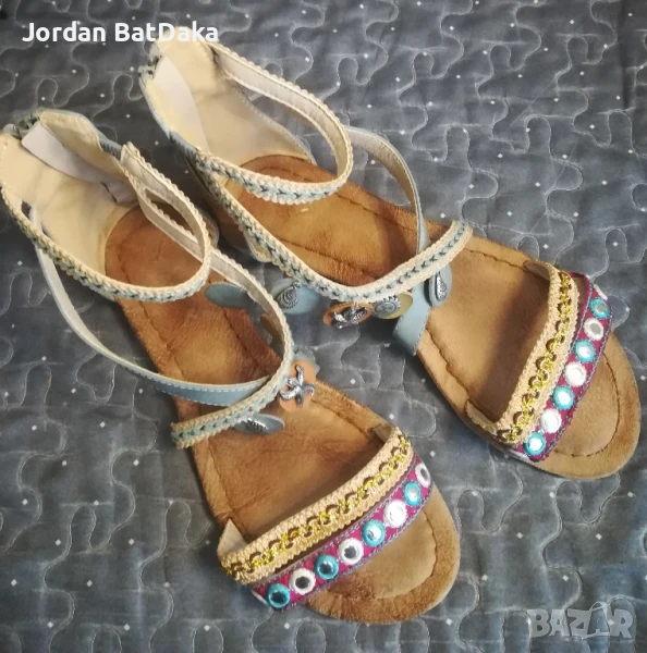 Сандали арт мотиви 40,5#, снимка 1