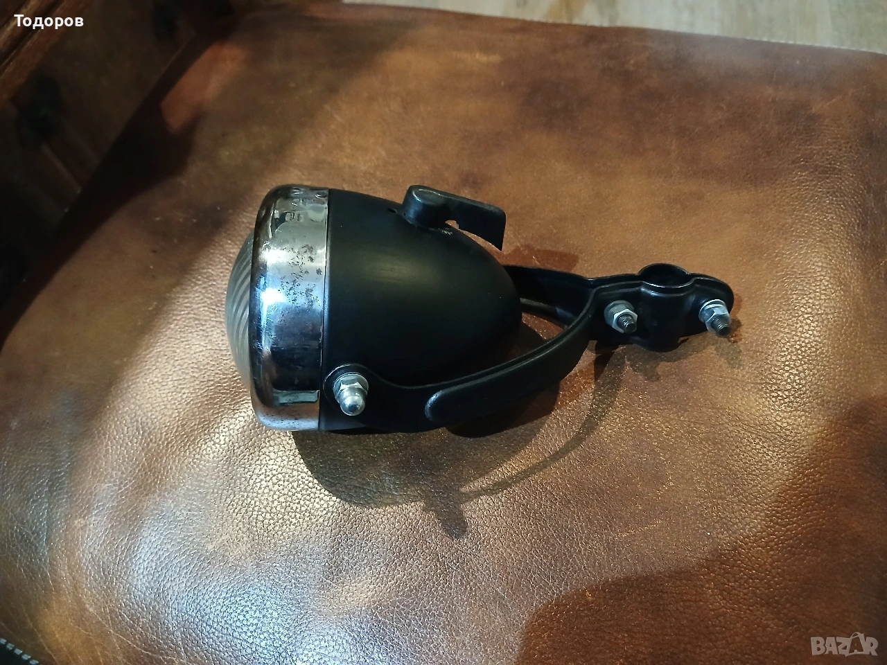 HAWE Germany 40 те години ретро фар за велосипед, мотор, снимка 1