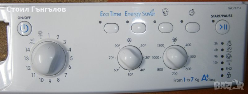 Платка управление за пералня INDESIT IWC 71251, снимка 1