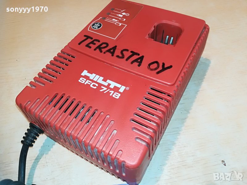 hilti sfc 7/18 7.2-18v/5a-battery charger-внос швеицария, снимка 1