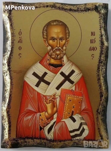 Икони върху дърво, снимка 1