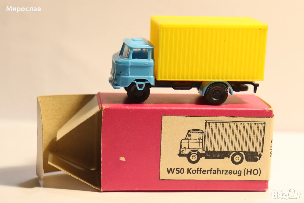 MINI CAR 1/87 H0 IFA ИФА ФУРГОН КАМИОН МОДЕЛ, снимка 1