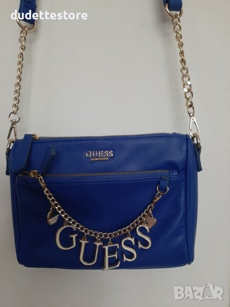 Оригинална чанта на GUESS синя, снимка 1