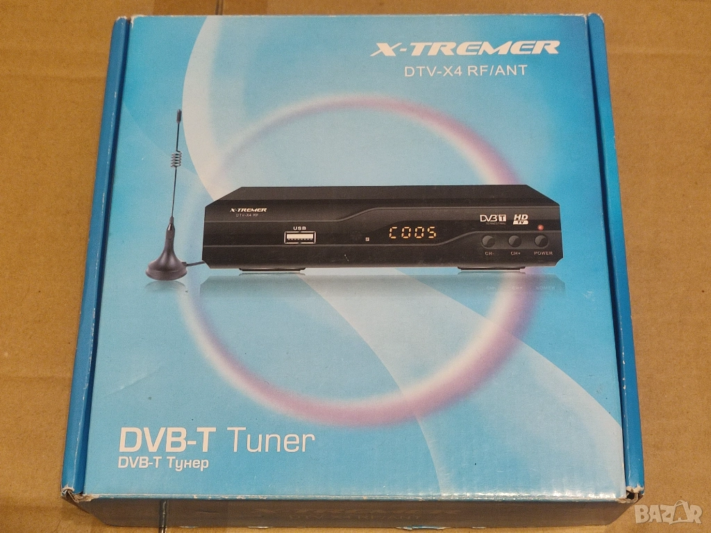 Приемник за цифрова ефирна телевизия DVB-T / DVB-T2, снимка 1