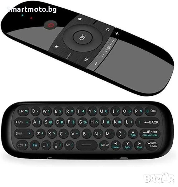 W1 Air mouse жироскоп клавиатура qwerty дистанционно управление, снимка 1