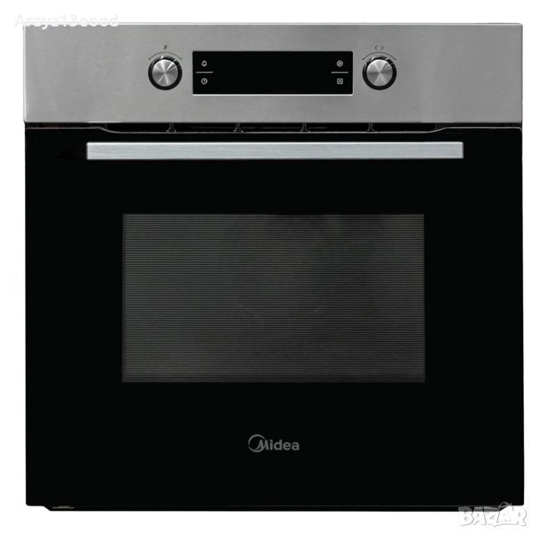 Фурна за вграждане Midea 65M90E3 IX - 70 л, енергиен клас A, телескопични водачи, снимка 1