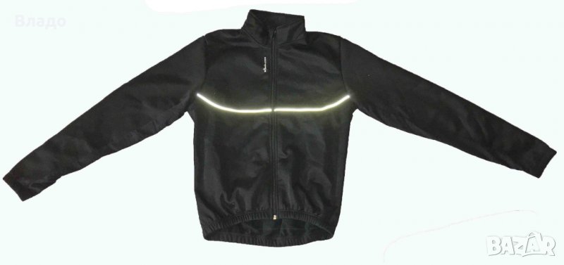Неопреново яке за колоездене с цип и три джоба отзад, снимка 1