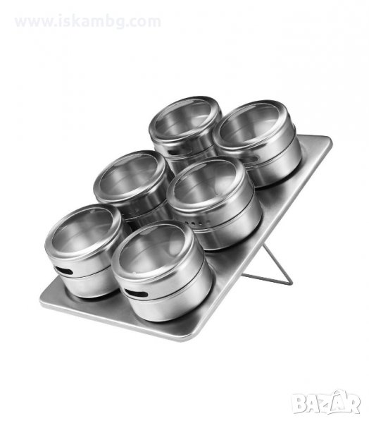 ПОСТАВКА ЗА 6 МАГНИТНИ БУРКАНЧЕТА - код 2971, снимка 1
