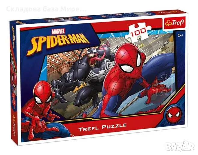  Пъзел Спайдърмен Spiderman Trefl, 100 части , снимка 1