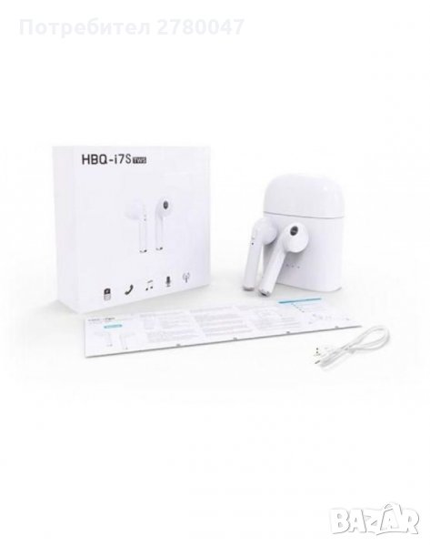 Безжични i7S AirPods Bluetooth слушалки, снимка 1