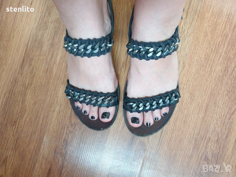 Billi bi Дамски сандали естествена кожа № 38/39, снимка 1