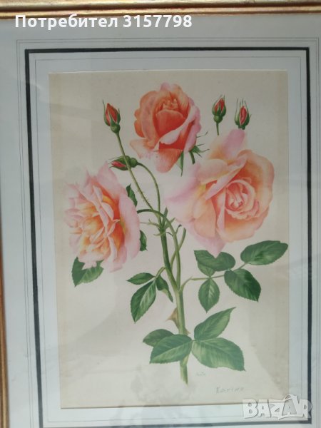 картина-цветя, снимка 1