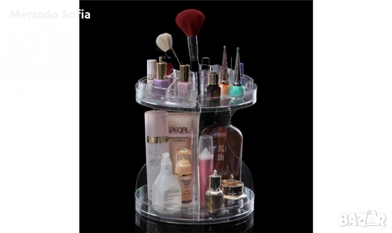Акрилна поставка въртяща се 2 нива, снимка 1