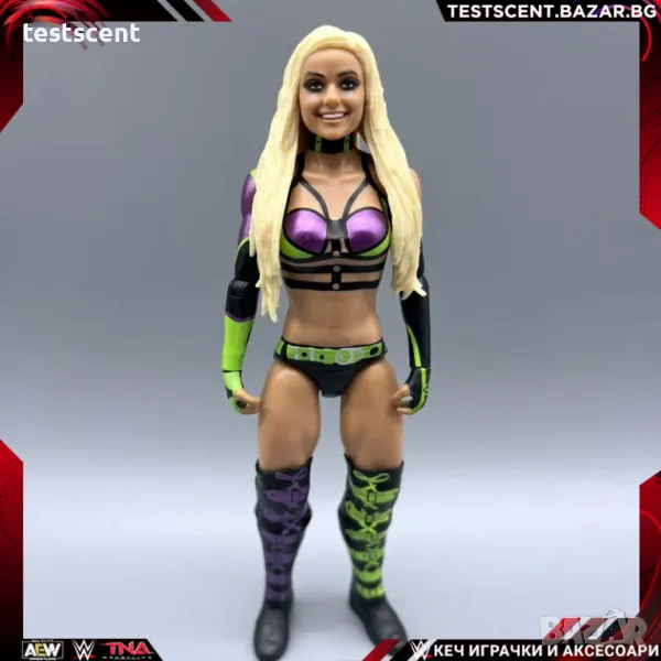 Екшън фигура WWE Liv Morgan Лив Морган Raw on Netflix Mattel Series играчка figure, снимка 1