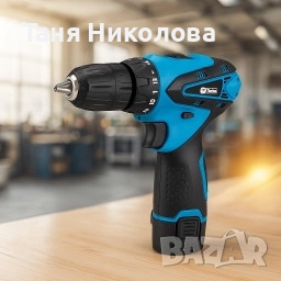 Акумулаторна бормашина/винтоверт IF Tools MT12 – 18V, 2 батерии, куфар💯, снимка 1
