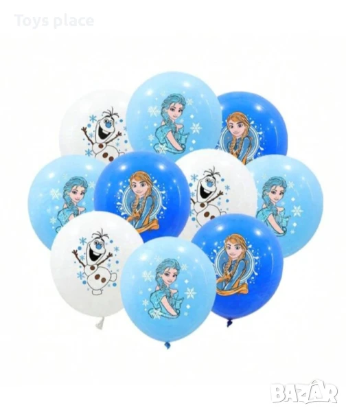 Латексови балони Елза и Ана замръзналото кралство Frozen, снимка 1