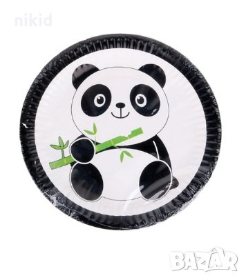 Панда 10 бр парти чинии чинийки рожден ден, снимка 1