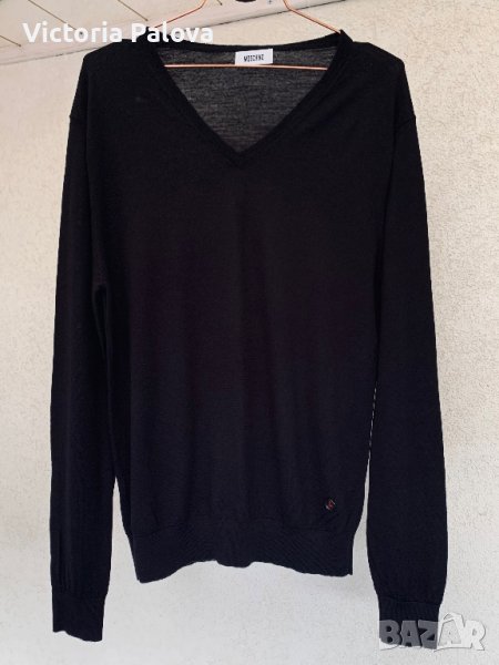 Скъп марков пуловер MOSCHINO оригинал унисекс, снимка 1