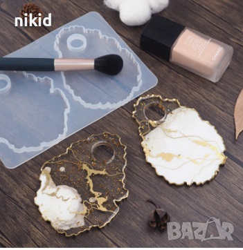 Палитра мострен дисплей поставка за сенки грим козметика силиконов молд форма калъп смола декор, снимка 1