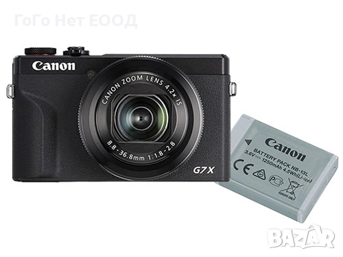 Canon PowerShot G7 x Mark III Battery kit Black, снимка 1