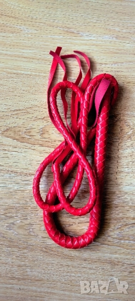 Кожен камшик 1,84 м дължина,нов, снимка 1
